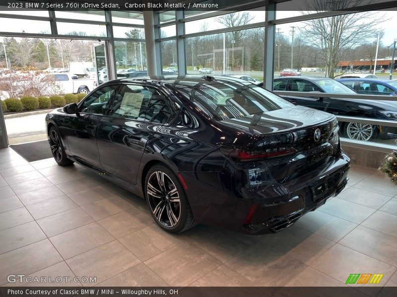 Carbon Black Metallic / Amarone 2023 BMW 7 Series 760i xDrive Sedan