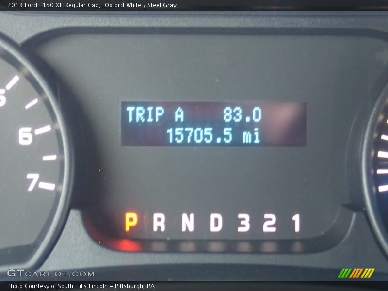 Oxford White / Steel Gray 2013 Ford F150 XL Regular Cab