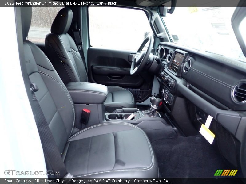 Front Seat of 2023 Wrangler Unlimited Sahara 4XE Hybrid