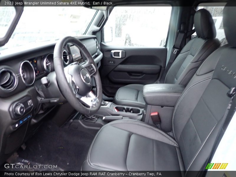 Front Seat of 2023 Wrangler Unlimited Sahara 4XE Hybrid