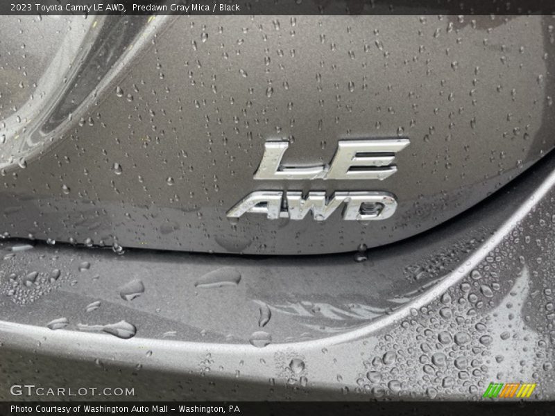 Predawn Gray Mica / Black 2023 Toyota Camry LE AWD
