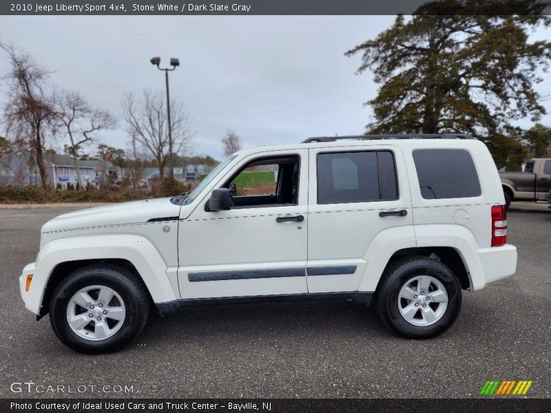 Stone White / Dark Slate Gray 2010 Jeep Liberty Sport 4x4