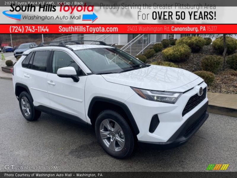 Ice Cap / Black 2023 Toyota RAV4 XLE AWD