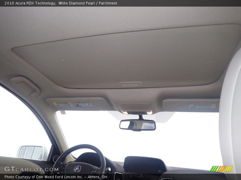 White Diamond Pearl / Parchment 2016 Acura RDX Technology