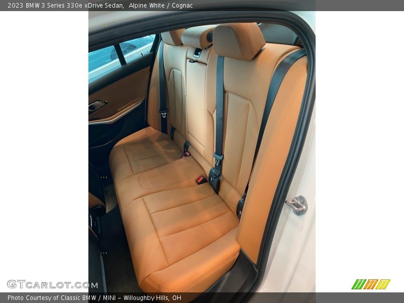 Alpine White / Cognac 2023 BMW 3 Series 330e xDrive Sedan