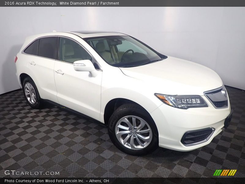 White Diamond Pearl / Parchment 2016 Acura RDX Technology