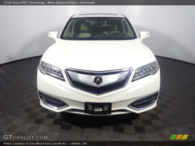 White Diamond Pearl / Parchment 2016 Acura RDX Technology