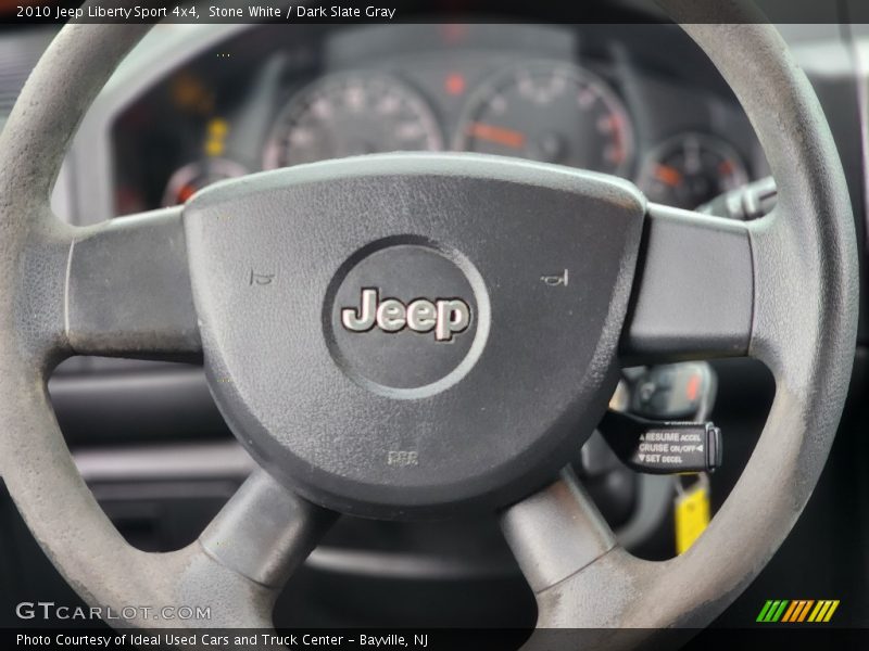 Stone White / Dark Slate Gray 2010 Jeep Liberty Sport 4x4