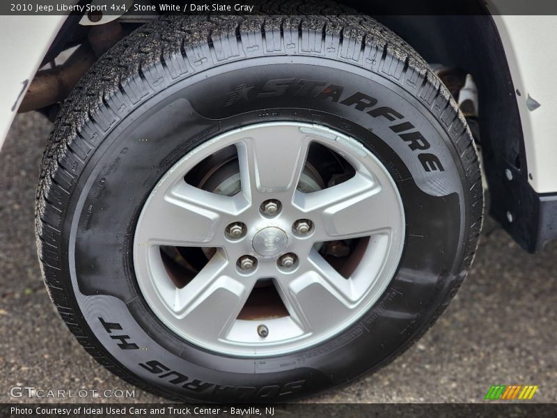 Stone White / Dark Slate Gray 2010 Jeep Liberty Sport 4x4