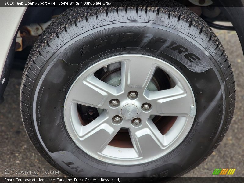 Stone White / Dark Slate Gray 2010 Jeep Liberty Sport 4x4