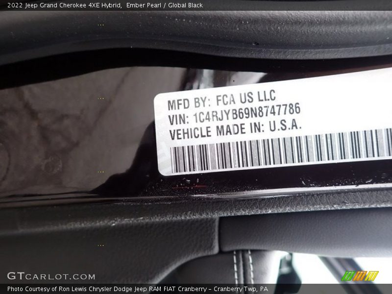 Ember Pearl / Global Black 2022 Jeep Grand Cherokee 4XE Hybrid