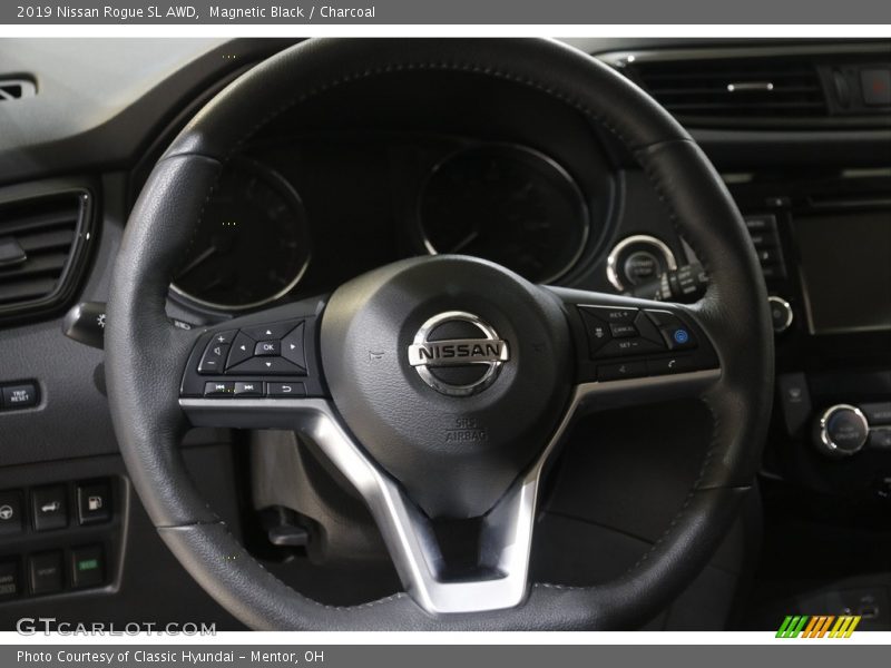 Magnetic Black / Charcoal 2019 Nissan Rogue SL AWD