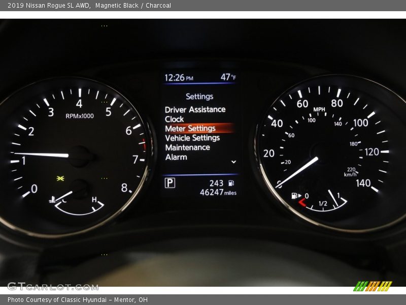Magnetic Black / Charcoal 2019 Nissan Rogue SL AWD