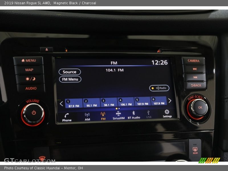 Magnetic Black / Charcoal 2019 Nissan Rogue SL AWD