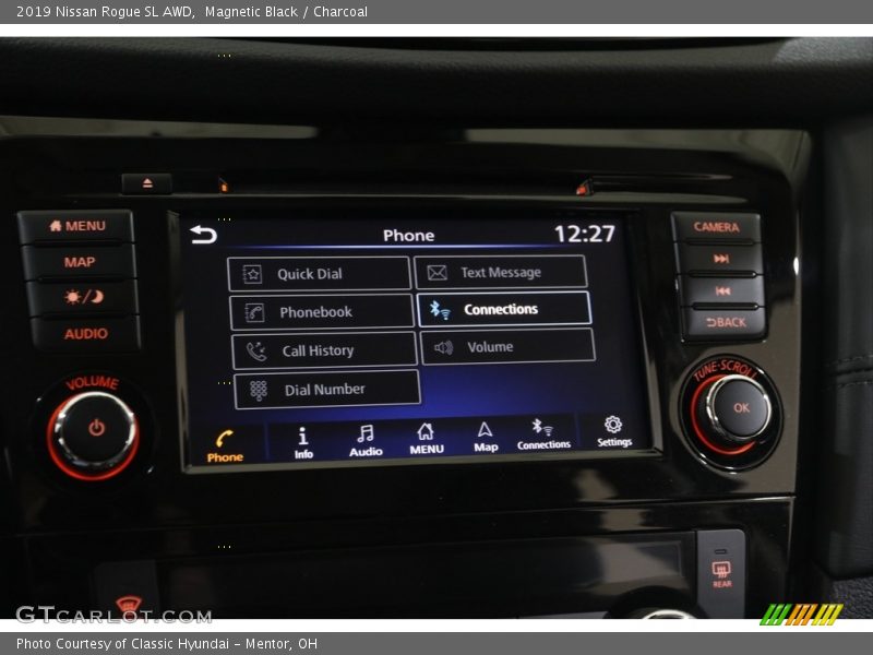 Magnetic Black / Charcoal 2019 Nissan Rogue SL AWD