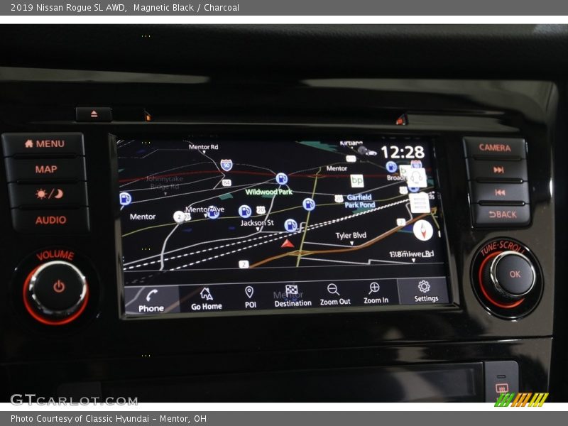Magnetic Black / Charcoal 2019 Nissan Rogue SL AWD