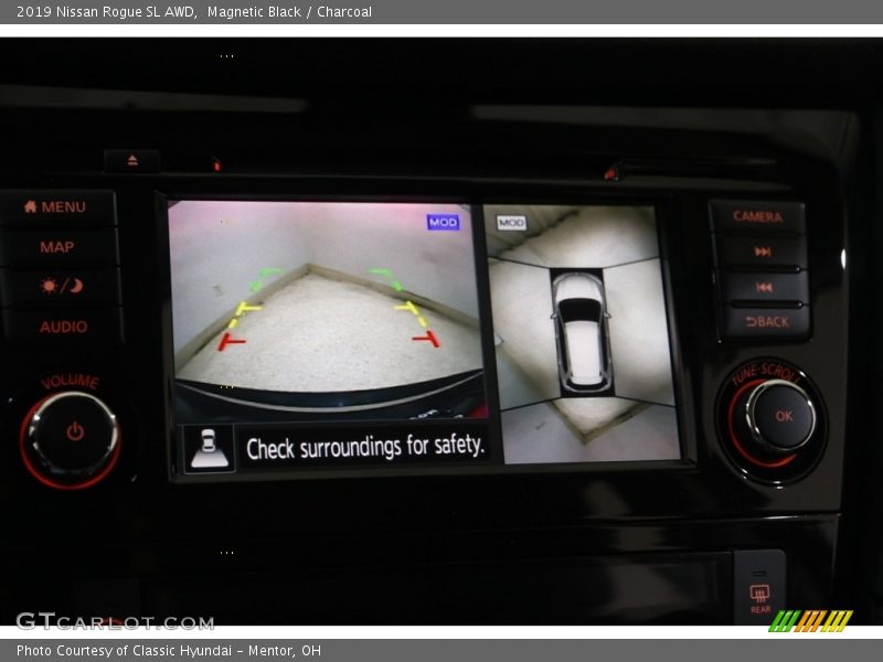 Magnetic Black / Charcoal 2019 Nissan Rogue SL AWD