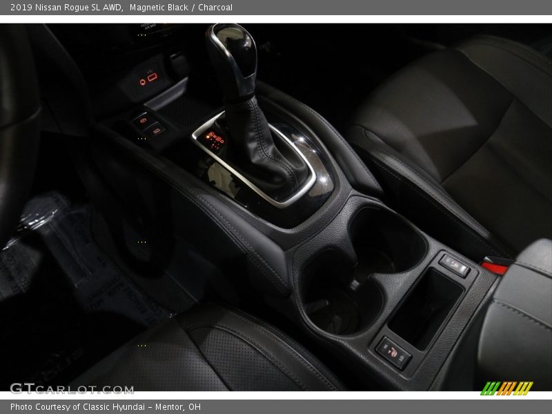 Magnetic Black / Charcoal 2019 Nissan Rogue SL AWD