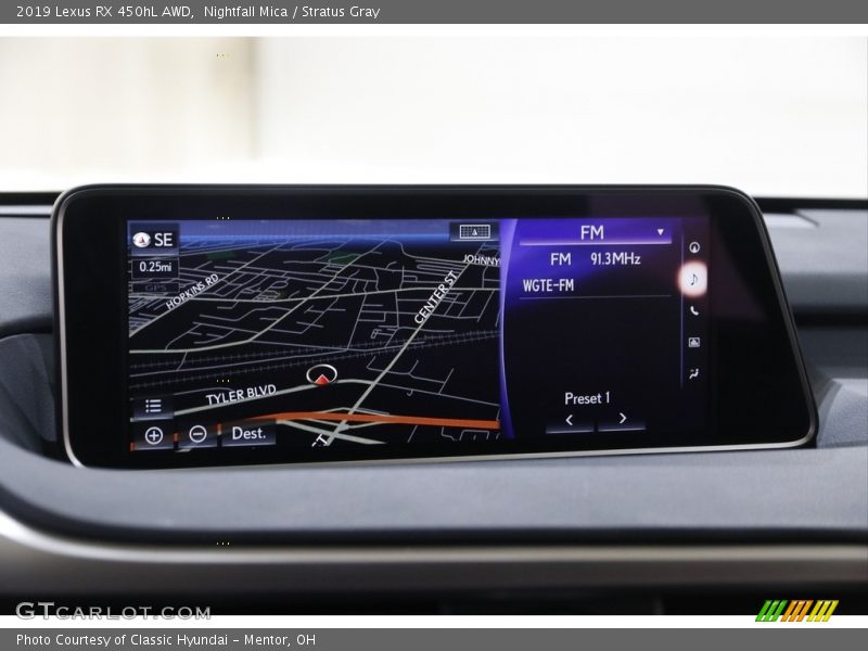 Nightfall Mica / Stratus Gray 2019 Lexus RX 450hL AWD