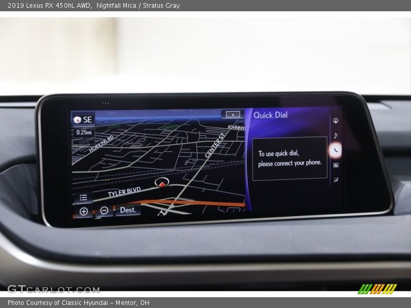 Nightfall Mica / Stratus Gray 2019 Lexus RX 450hL AWD