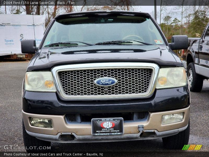 Black / Tan 2004 Ford F150 Lariat SuperCab