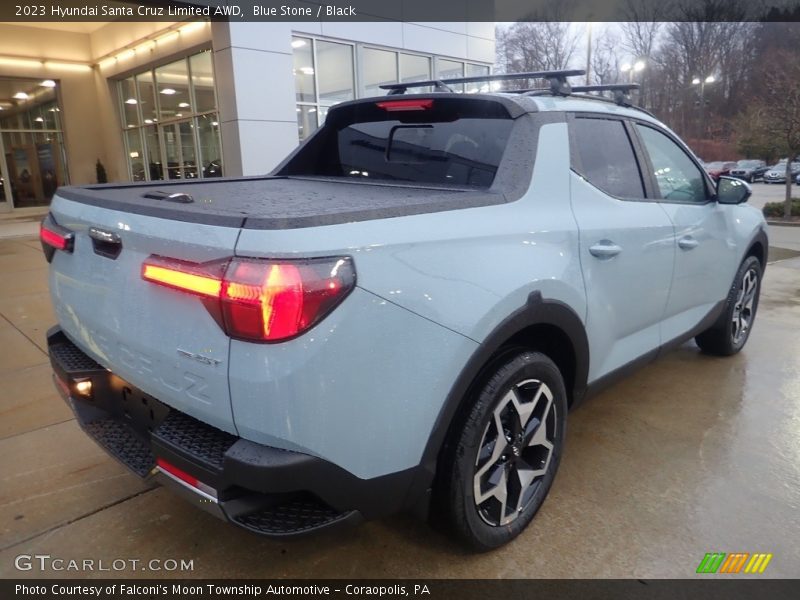 Blue Stone / Black 2023 Hyundai Santa Cruz Limited AWD