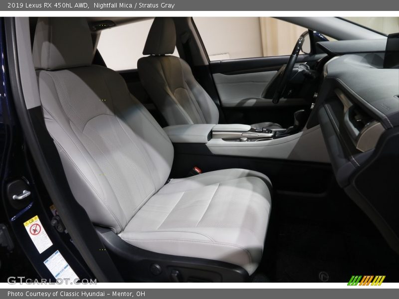 Nightfall Mica / Stratus Gray 2019 Lexus RX 450hL AWD