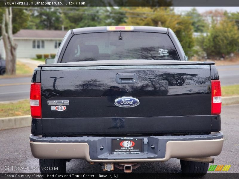 Black / Tan 2004 Ford F150 Lariat SuperCab
