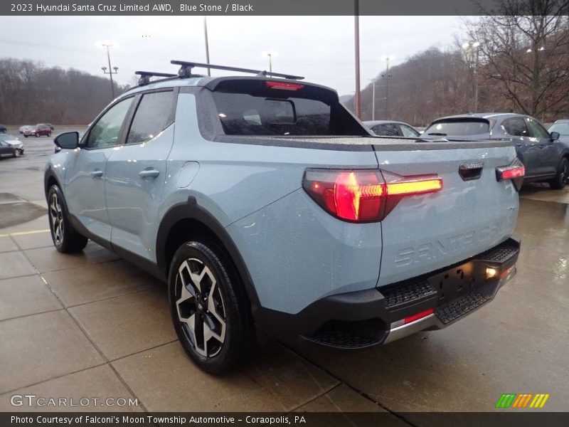 Blue Stone / Black 2023 Hyundai Santa Cruz Limited AWD
