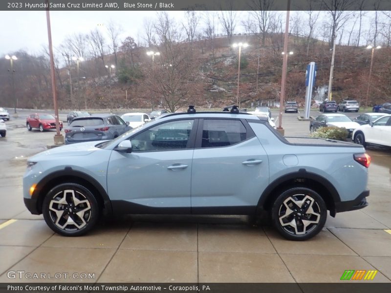 Blue Stone / Black 2023 Hyundai Santa Cruz Limited AWD