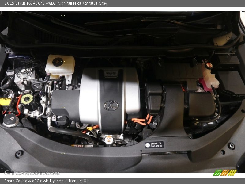 Nightfall Mica / Stratus Gray 2019 Lexus RX 450hL AWD