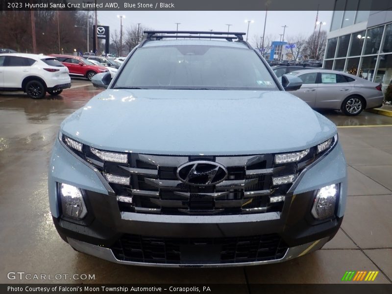 Blue Stone / Black 2023 Hyundai Santa Cruz Limited AWD