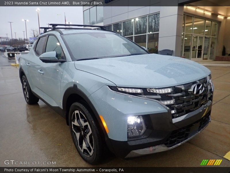 Blue Stone / Black 2023 Hyundai Santa Cruz Limited AWD