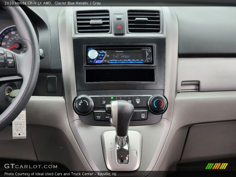 Glacier Blue Metallic / Gray 2010 Honda CR-V LX AWD