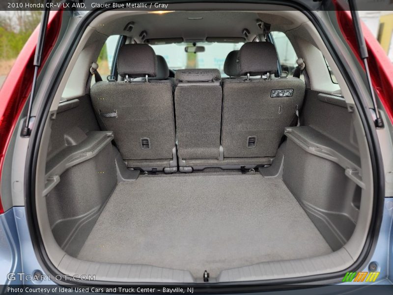 Glacier Blue Metallic / Gray 2010 Honda CR-V LX AWD
