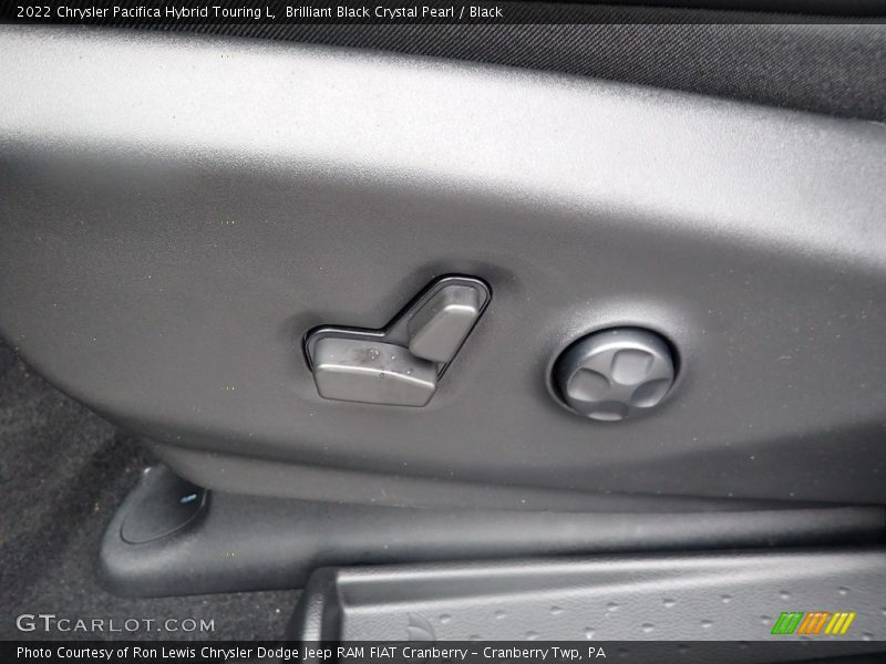 Brilliant Black Crystal Pearl / Black 2022 Chrysler Pacifica Hybrid Touring L