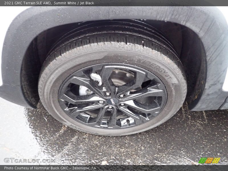 Summit White / Jet Black 2021 GMC Terrain SLE AWD