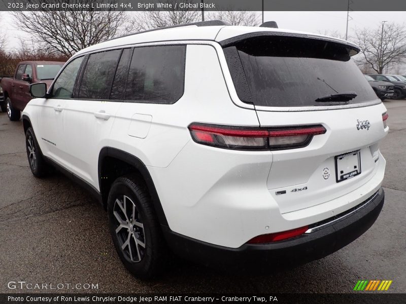 Bright White / Global Black 2023 Jeep Grand Cherokee L Limited 4x4