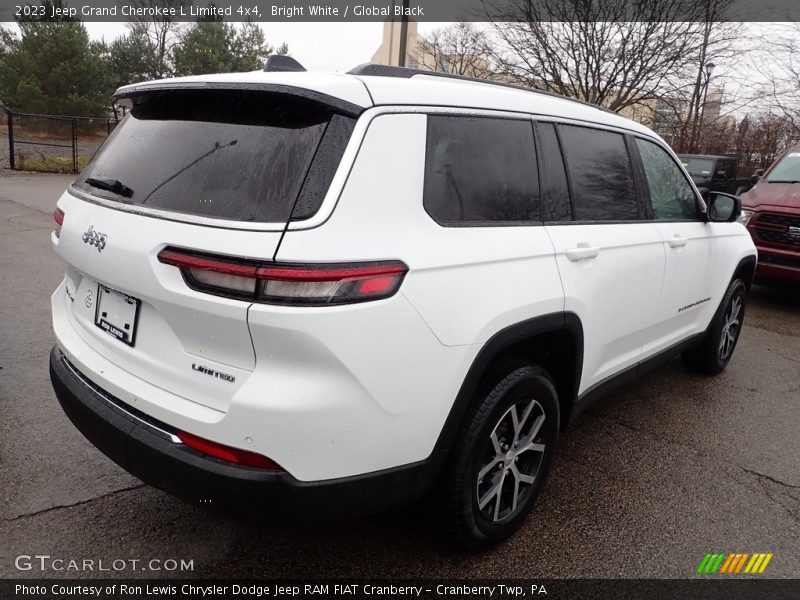 Bright White / Global Black 2023 Jeep Grand Cherokee L Limited 4x4