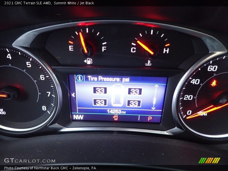 Summit White / Jet Black 2021 GMC Terrain SLE AWD