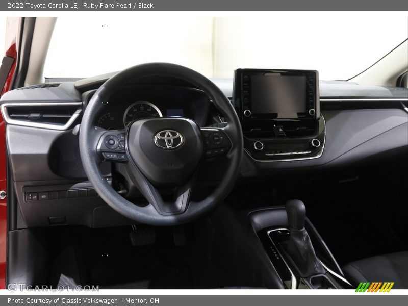 Dashboard of 2022 Corolla LE