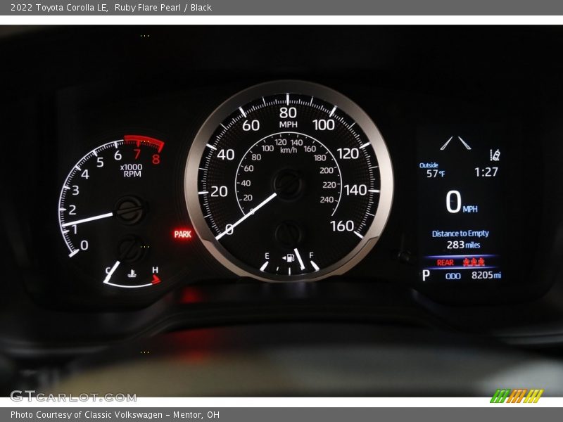  2022 Corolla LE LE Gauges