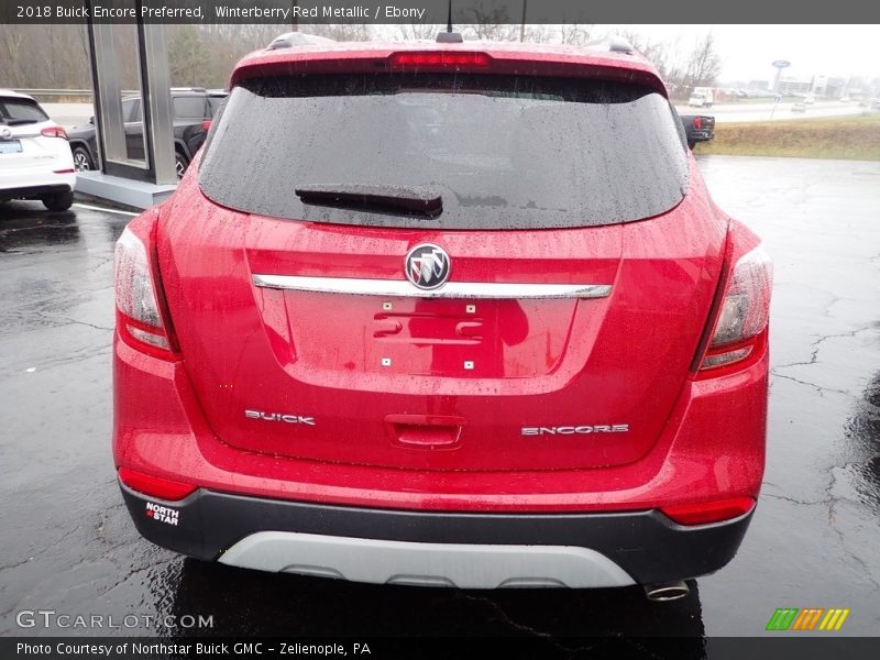 Winterberry Red Metallic / Ebony 2018 Buick Encore Preferred