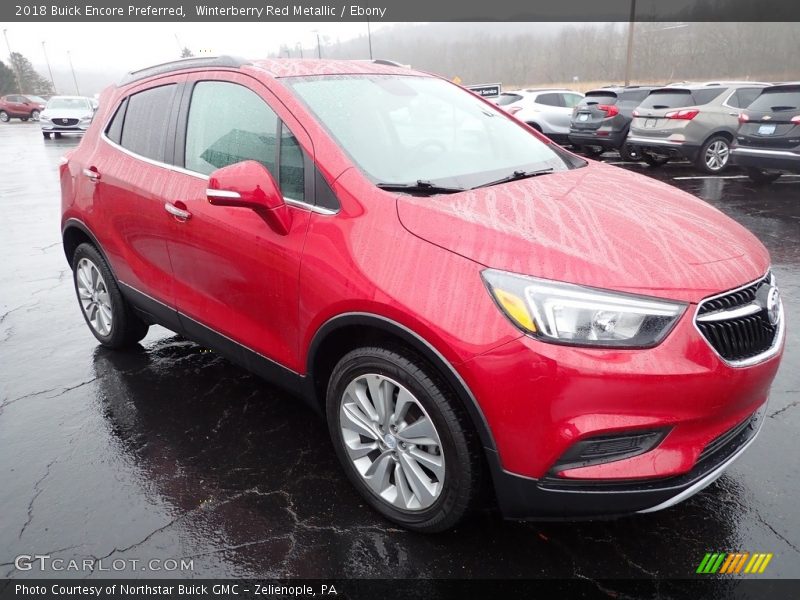 Winterberry Red Metallic / Ebony 2018 Buick Encore Preferred
