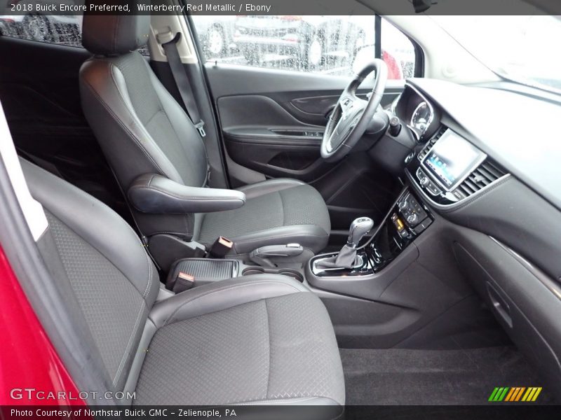 Winterberry Red Metallic / Ebony 2018 Buick Encore Preferred