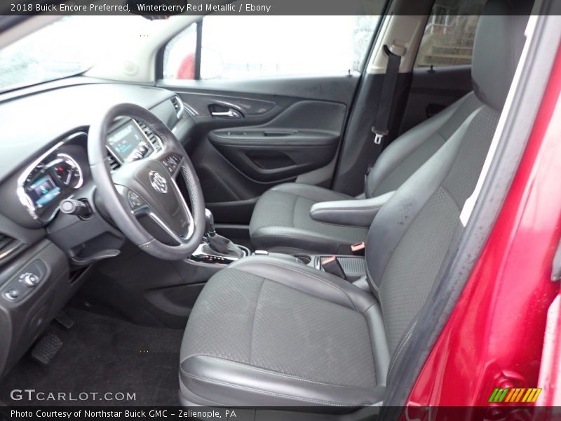 Winterberry Red Metallic / Ebony 2018 Buick Encore Preferred