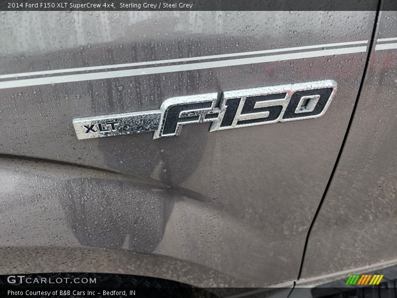 Sterling Grey / Steel Grey 2014 Ford F150 XLT SuperCrew 4x4