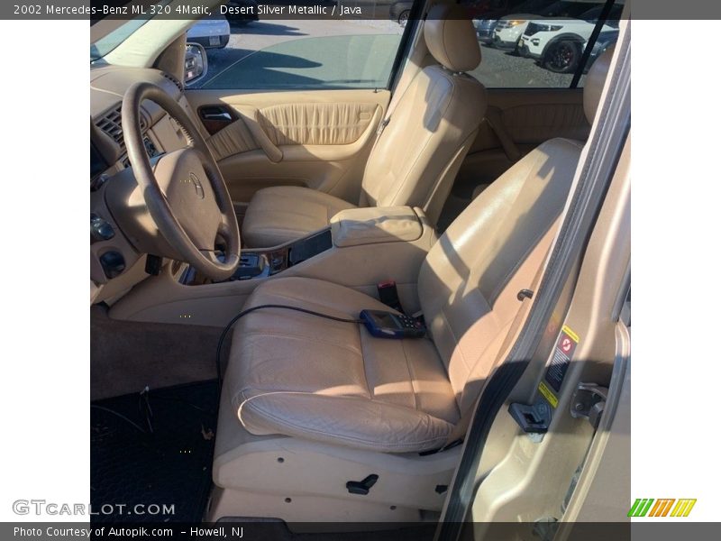 Desert Silver Metallic / Java 2002 Mercedes-Benz ML 320 4Matic