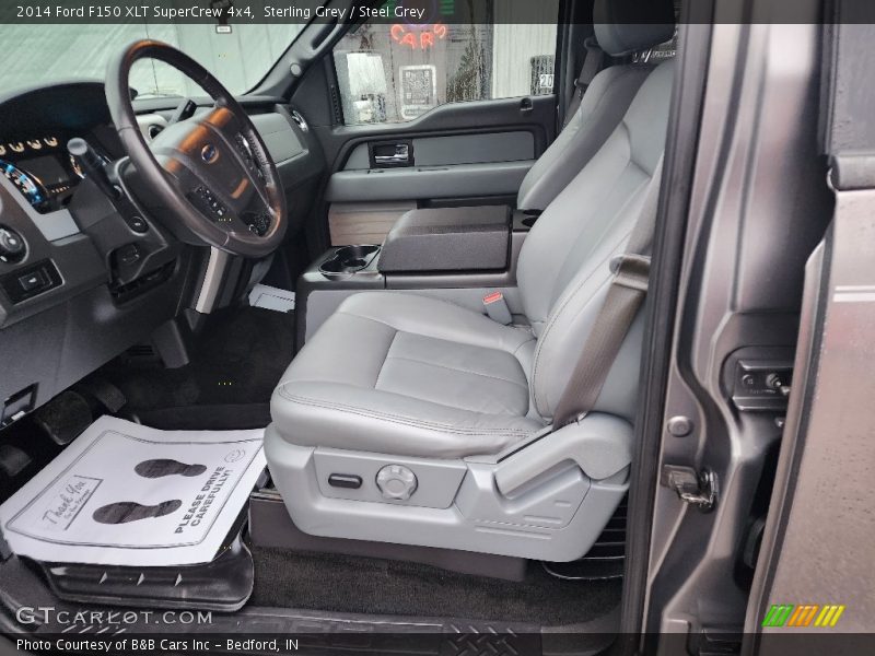 Sterling Grey / Steel Grey 2014 Ford F150 XLT SuperCrew 4x4