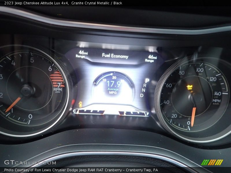 Granite Crystal Metallic / Black 2023 Jeep Cherokee Altitude Lux 4x4